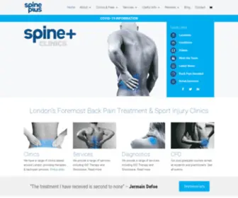 Spineplus.co.uk(Advanced Osteopathy) Screenshot