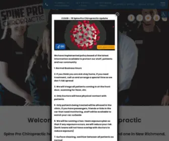 Spineprochiropractic.com(Spinal Chiropractic) Screenshot