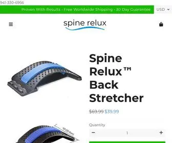 Spinerelux.com(Spine Relux Back Aligner) Screenshot