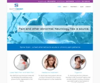 Spinescan.com.au(Chiropractor Perth) Screenshot