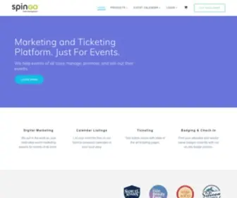 Spingo.com(Sell Tickets & Manage Vendors With Event Planning Software) Screenshot
