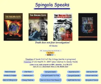 Spingola.com(Spingola Speaks) Screenshot