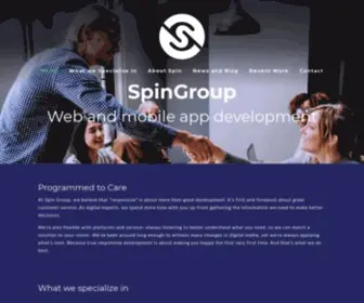 Spingroup.com(Spin Group) Screenshot