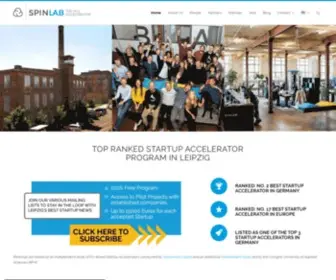 Spinlab.co(100% free startup accelerator program in Leipzig) Screenshot