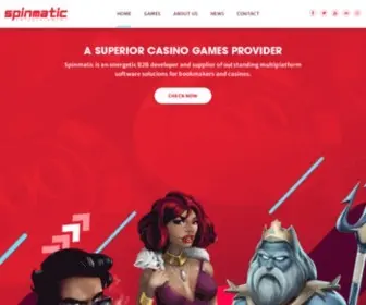 Spinmatic.com Screenshot