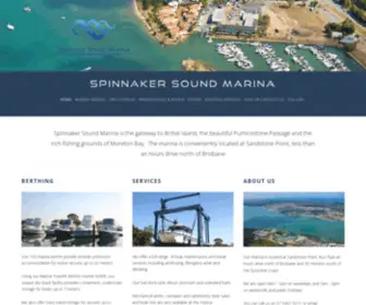 Spinnakersoundmarina.com.au(Spinnaker Sound Marina) Screenshot