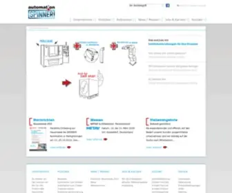 Spinner-Automation.com(SPINNER automation) Screenshot