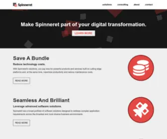 Spinneret.com(Cloud Technology And Websites) Screenshot