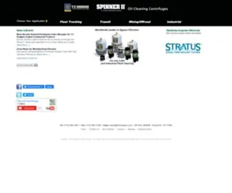 Spinnerii.com(Oil Cleaning Centrifuges & Centrifugal Oil Cleaning Systems) Screenshot