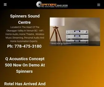 Spinnerssoundcentre.ca(Spinners Sound Centre) Screenshot