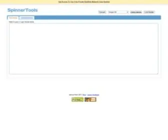 Spinnertools.com(Spinner Tools) Screenshot
