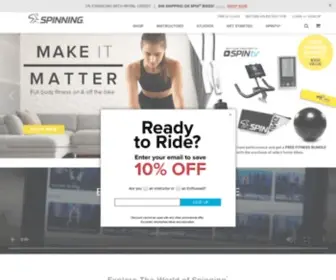 Spinning.com(Spinner® Bikes and Spinning® Instructor Education) Screenshot