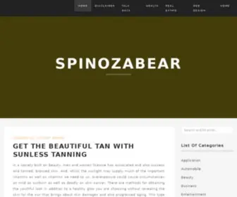 Spinozabear.com(凯发k8网手机客户端) Screenshot