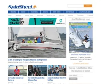 Spinsheet.com(Chesapeake Bay Sailing Magazine) Screenshot