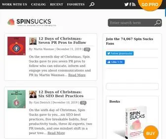 Spinsucks.com(Spin Sucks) Screenshot