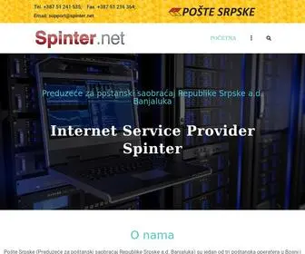 Spinter.net(Pošte Srpske) Screenshot
