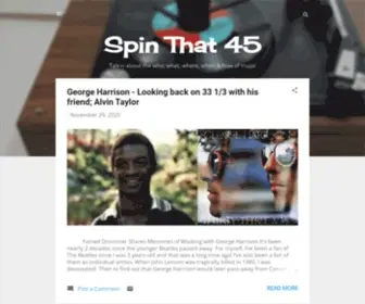 Spinthat45.com(Spin That 45) Screenshot