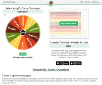 Spinthewheel.app(Discover endless possibilities with Spin the Wheel) Screenshot