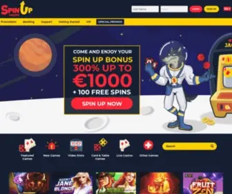 Spinupcasinoonline.com Screenshot