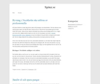 Spinz.se(Spinz) Screenshot