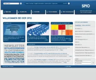 Spio.de(Die Spitzenorganisation der Filmwirtschaft e.V. (SPIO)) Screenshot