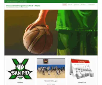 Spiox.com(Pallacanestro San Pio X Milano) Screenshot