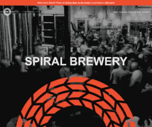 Spiralbrewery.com(Hastings community brewery) Screenshot