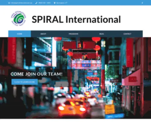 Spiralinternational.org(SPIRAL International) Screenshot