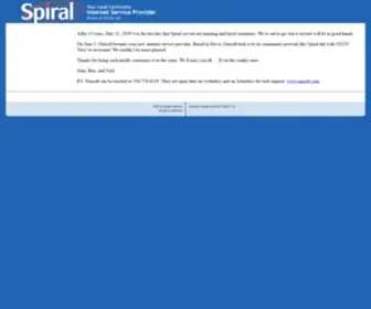 Spiralinternet.com(Spiral) Screenshot