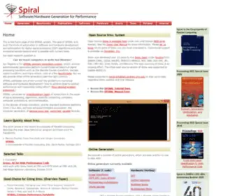Spiral.net(SPIRAL Project) Screenshot