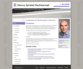 Spiralski.de(Marcus Spiralski Rechtsanwalt) Screenshot