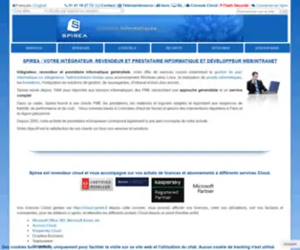 Spirea.fr(Prestataire et revendeur informatique Paris Ile de France) Screenshot