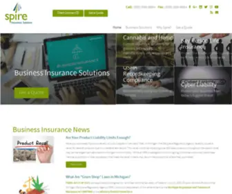 Spireamerica.com(Business Insurance Solutions) Screenshot