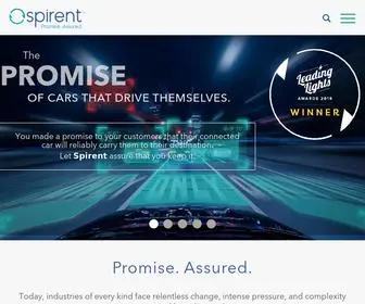 Spirent.com(Test, Assure, Automate) Screenshot