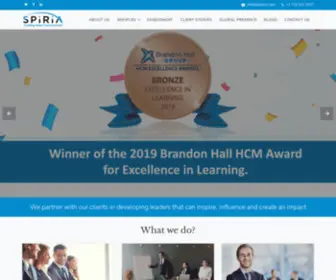 Spiriainc.com(Enabling Talent Transformation) Screenshot