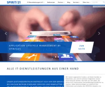 Spirit21.de(Bereichsübergreifendes) Screenshot