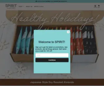 Spiritalmond.com(SPIRIT ALMOND) Screenshot