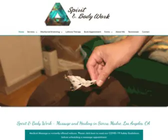 Spiritandbodywork.com(Massage Therapy) Screenshot