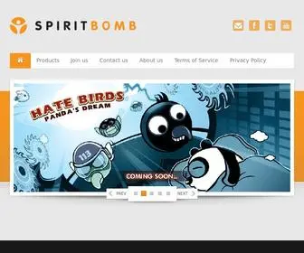 Spiritbomb.co(Entertaining the world your fun) Screenshot