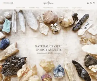 Spiritcarrier.com(Crystal healing jewelry) Screenshot