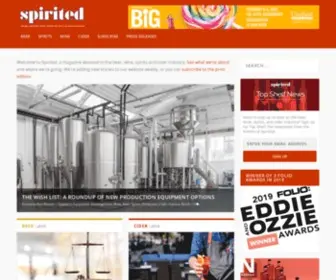 Spiritedbiz.com(Spirited Magazine) Screenshot