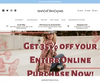 Spiritedboutiques.com(Spirited Boutiques) Screenshot