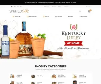 Spiritedgifts.com(Send Alcohol & Wine Gifts Online) Screenshot