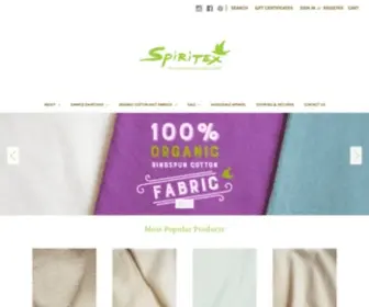 SpiritexorganicFabric.com(Spiritex Organic Cotton Fabric) Screenshot