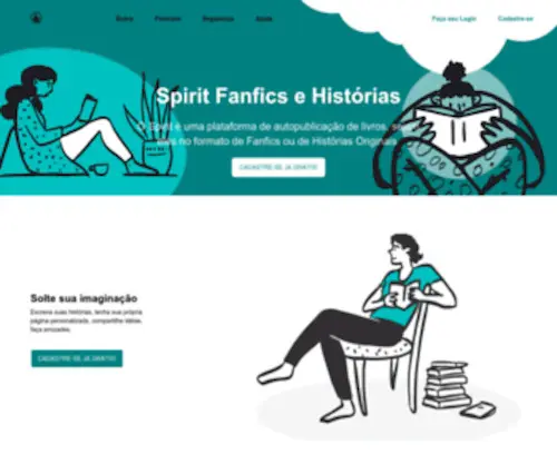 Spiritfanfics.com(Spirit Fanfics e Histórias) Screenshot