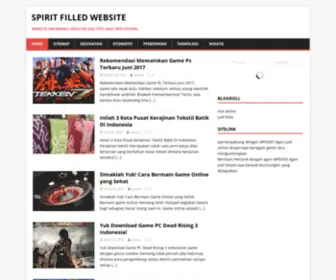 Spiritfilledchristianliving.com(Spirit Filled Website) Screenshot
