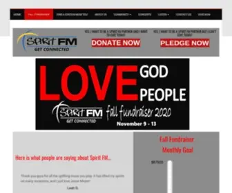 Spiritfm.org(Spirit FM) Screenshot