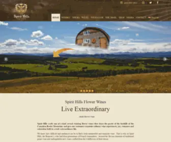 Spirithillswinery.com(One of a Kind) Screenshot