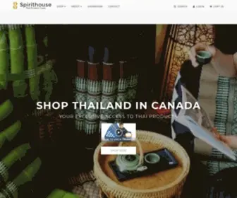 Spirithouse.ca(Thai Product Trade) Screenshot