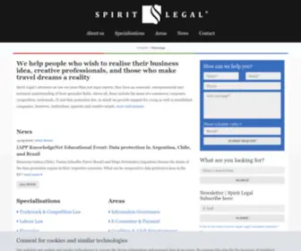 Spiritlegal.com(SPIRIT LEGAL Fuhrmann Hense Partnerschaft von Rechtsanwälten) Screenshot
